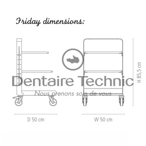 Friday Orange Cart Tubs - Dental Art