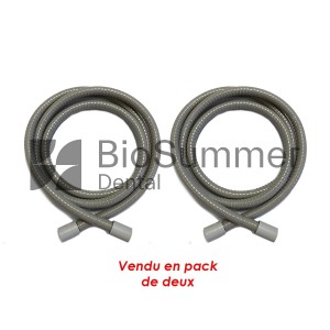 Tuyau aspiration silencieux gris Ø11 (Pack x2) - Anthos