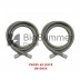 Tuyau aspiration silencieux gris Ø11 (Pack x2) - Anthos