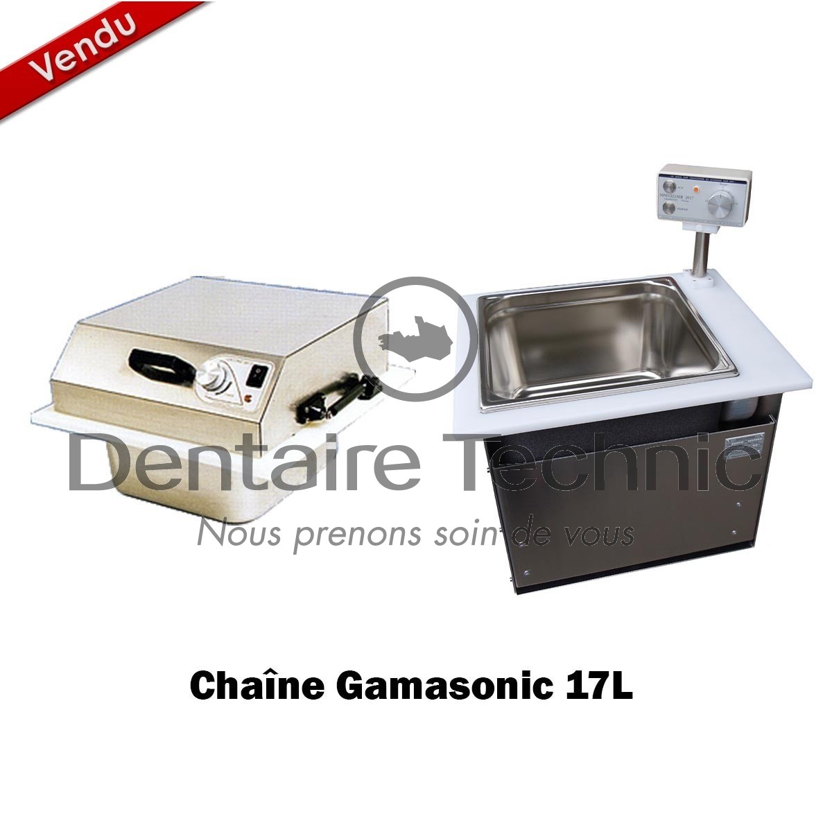 Pack Cuve à ultrasons Sonocleaner 17L + Sécheur Cyclonic 17L - Gamasonic Pack Cuve à ultrasons Sonocleaner 17L + Sécheur Cyclonic 17L - Gamasonic