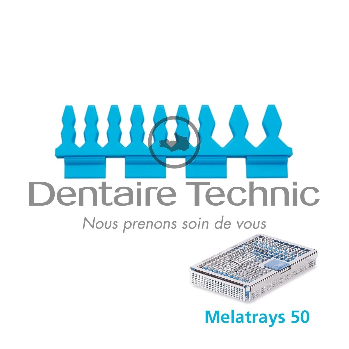 Chevalets silicone pour MelaTray – MELAG
